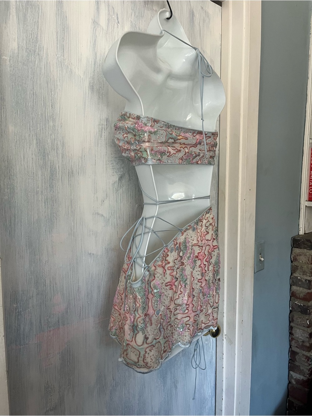 For Love & Lemons ‘Monique’ Sequin Two-Piece Set - Picture 9 of 12